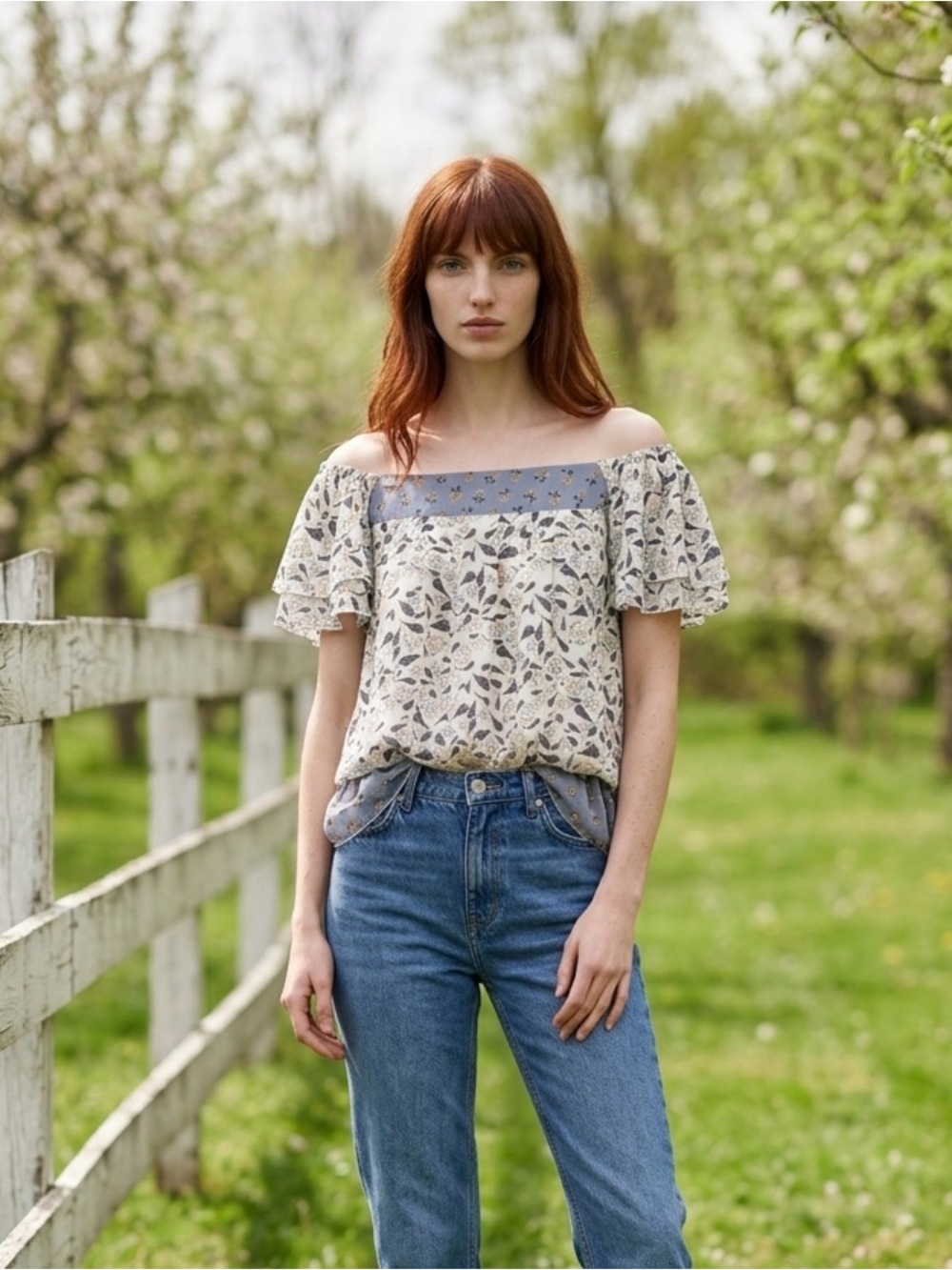 Suzanne Betro 📦 Blouse Sz L